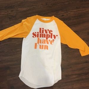 Baseball Tee Size Small